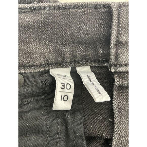 Ann Taylor Loft Women Black Modern Skinny Black Jeans Size 10 (30) - Picture 5 of 7